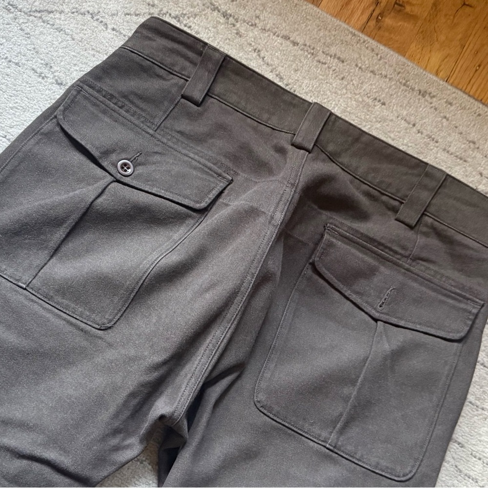 RRL Double RL Dark Brown Cargo Pants 34/32 - Picture 7 of 9